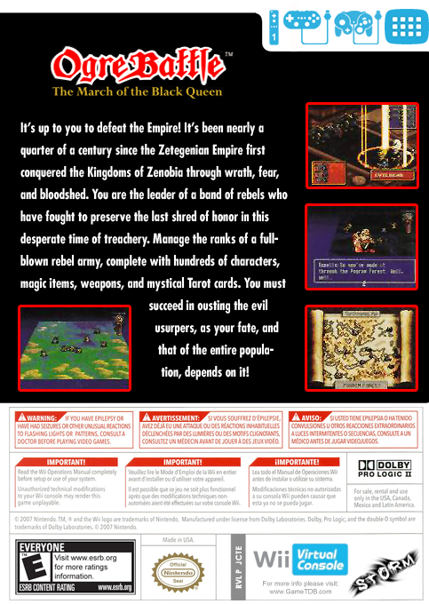 Ogre Battle - The March Of The Black Queen — box-2D-back (US)