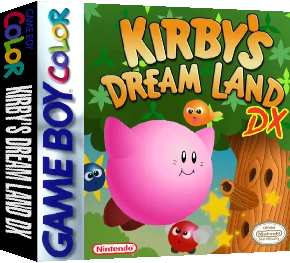 Kirby's Dream Land DX — box-3D (WOR)