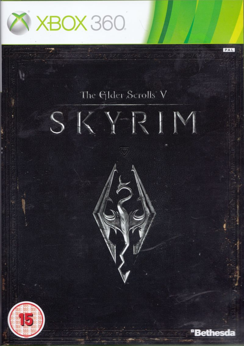 Elder Scrolls V, The - Skyrim — box-2D (UK)