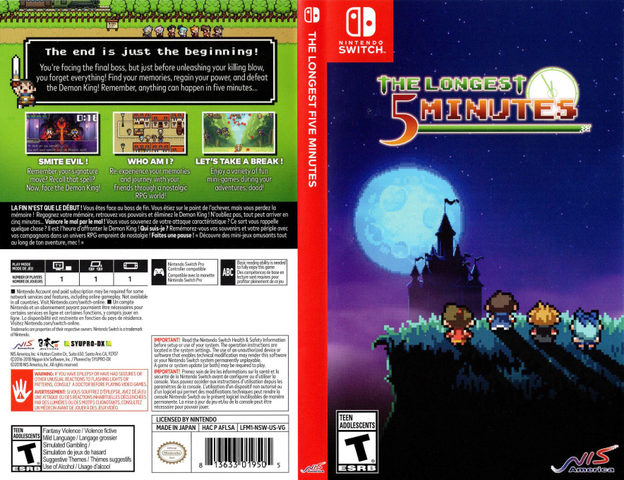 Longest 5 Minutes, The — box-texture (US)