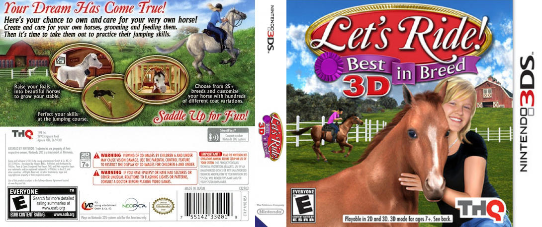 Let's Ride! Best In Breed 3d — box-texture (US)