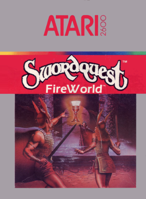 Swordquest - Fireworld — box-2D (EU)