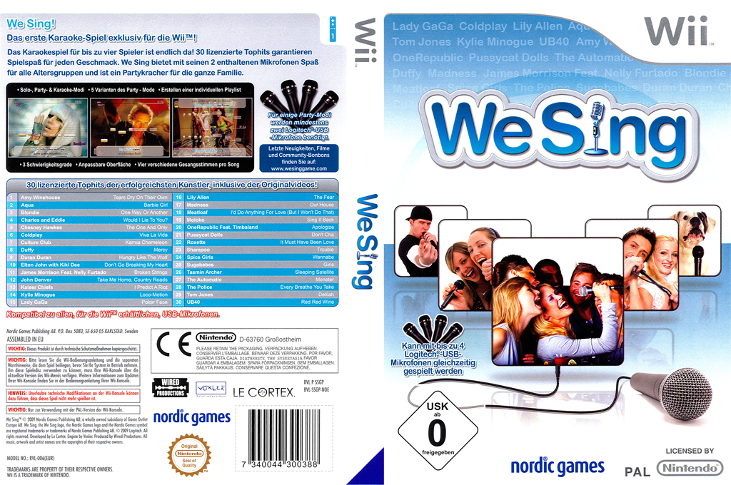 We Sing — box-texture (DE)