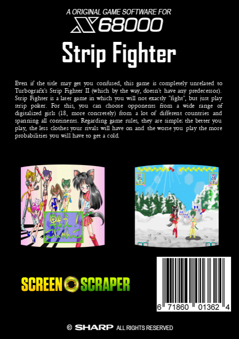 Strip Fighter — box-2D-back (SS)