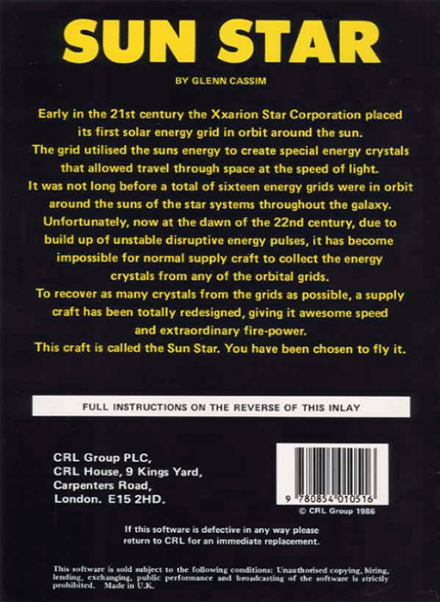 Sun Star — box-2D-back (EU)