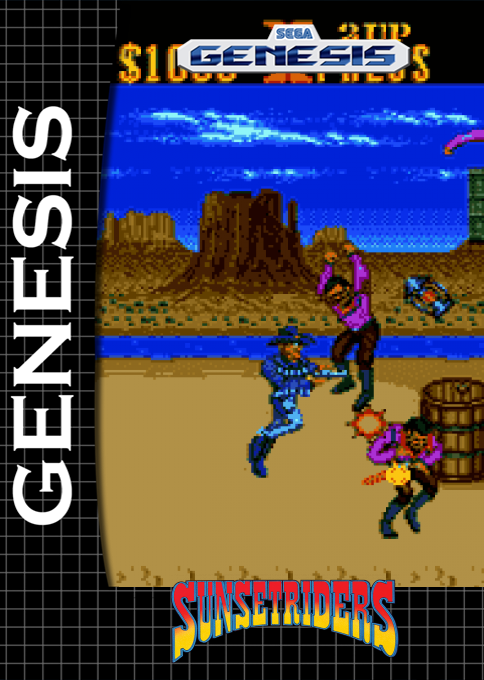 Sunset Riders — box-2D (SS)