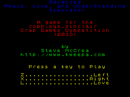 Advanced Peace, Love and Understanding Simulator — sstitle (WOR)