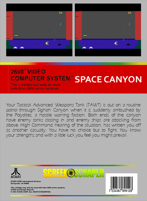 Space Canyon — box-2D-back (SS)