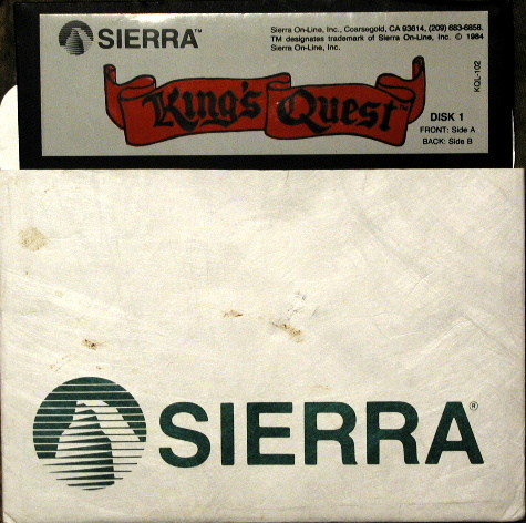 King's Quest I: Quest for the Crown (1987) — support-2D (US)