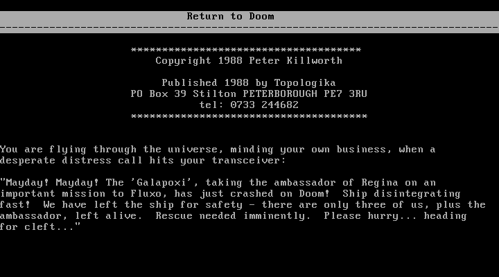 Return To Doom — sstitle (EU)