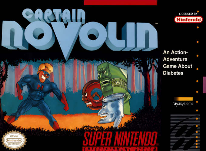 Captain Novolin box art