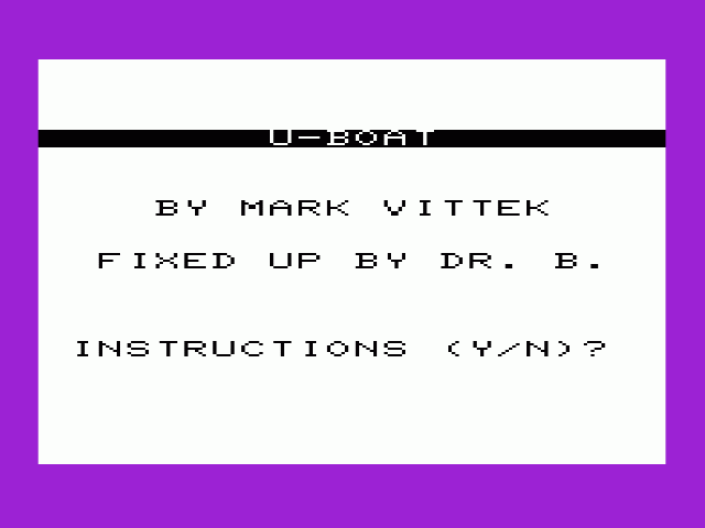 U- Boat — sstitle (WOR)