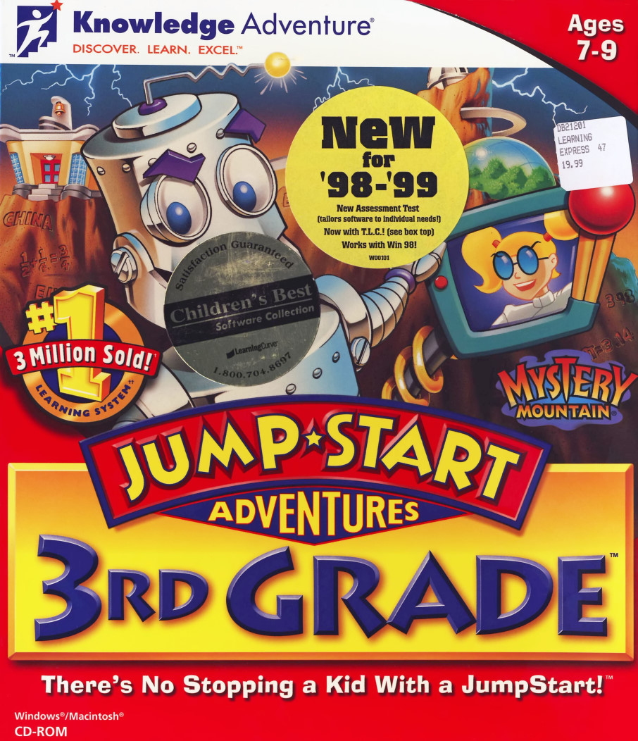 JumpStart Adventures 3rd Grade: Mystery Mountain box art