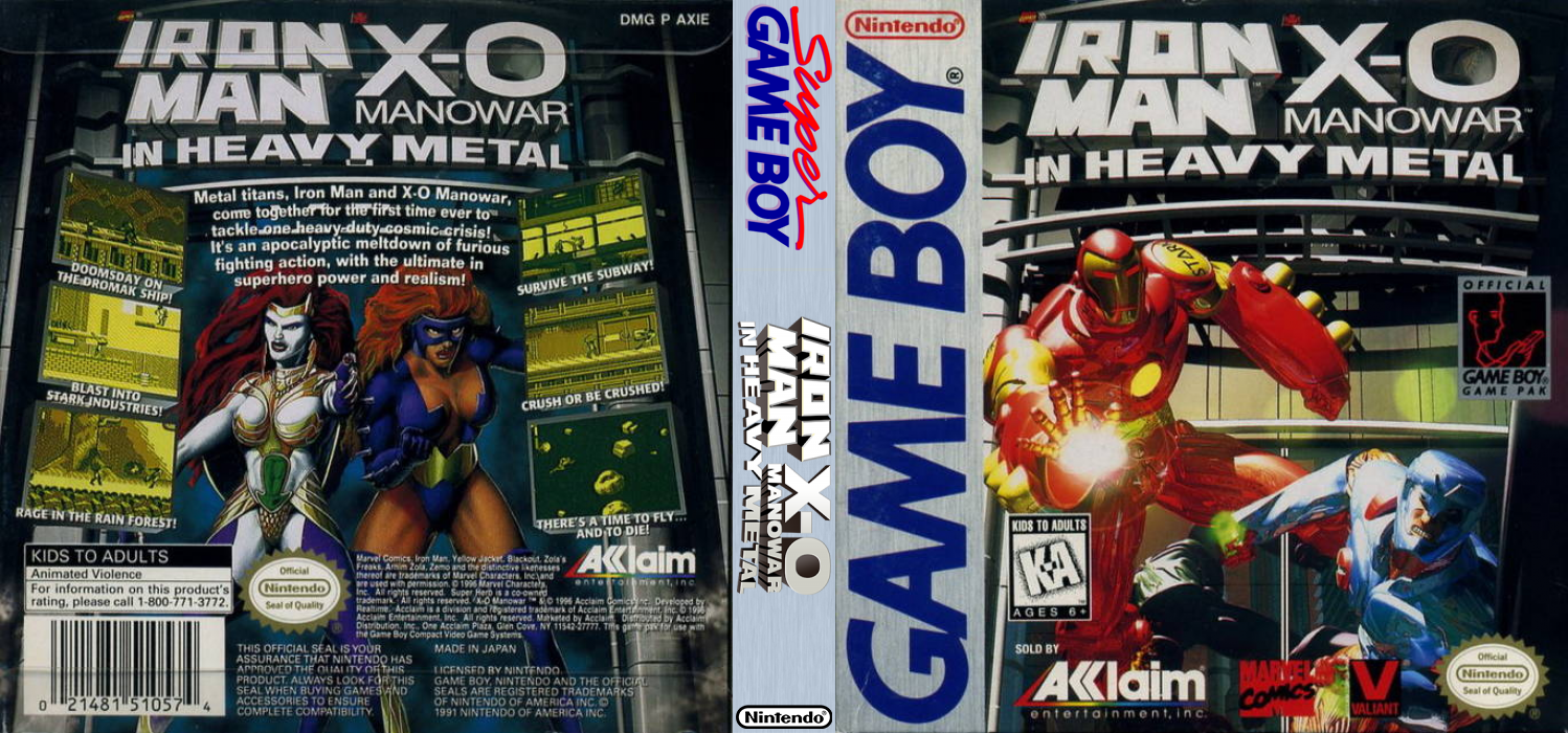 Iron Man - X-O Manowar in Heavy Metal — box-texture (US)