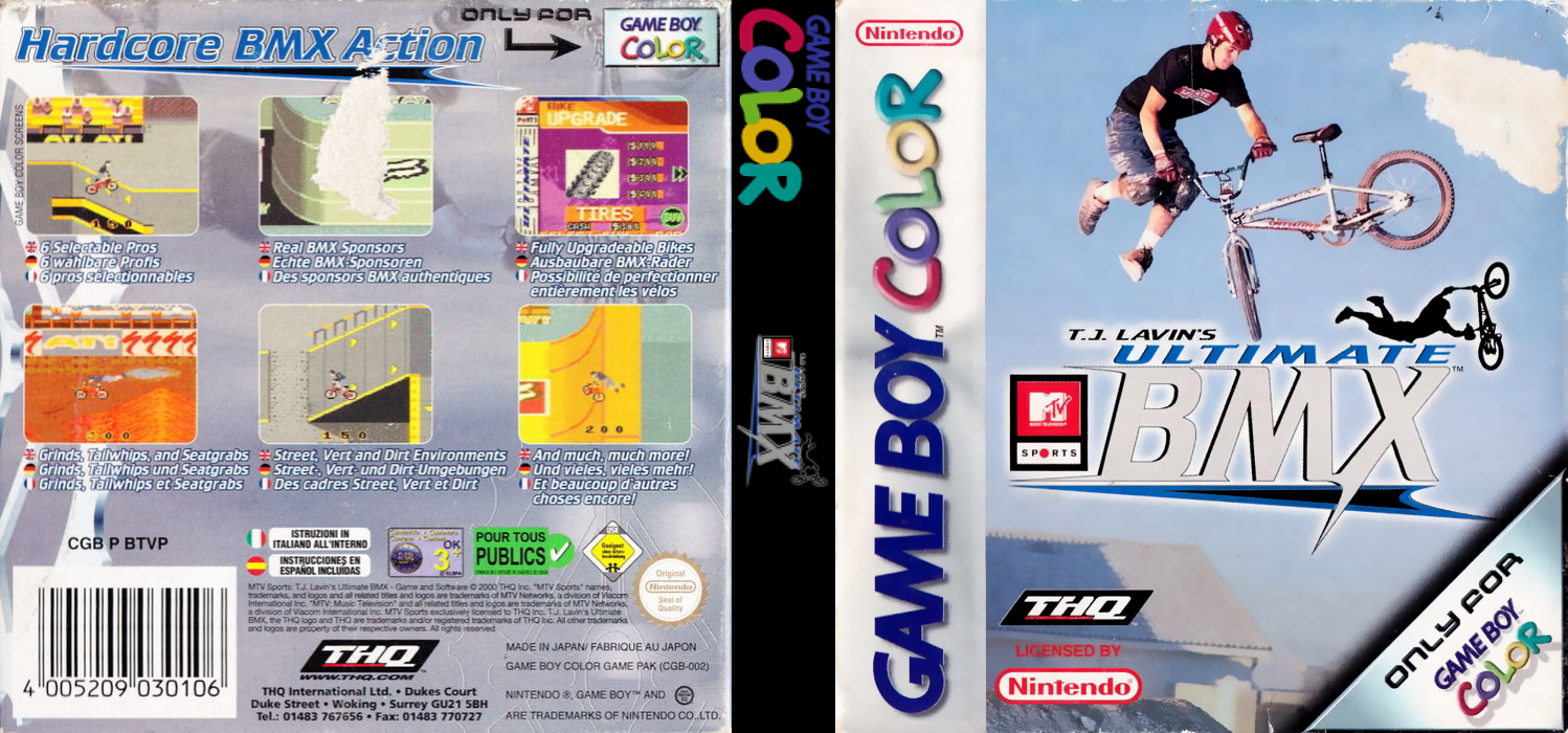 MTV Sports - T.J. Lavin's Ultimate BMX — box-texture (EU)