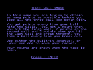 Three Wall Smash — sstitle (WOR)