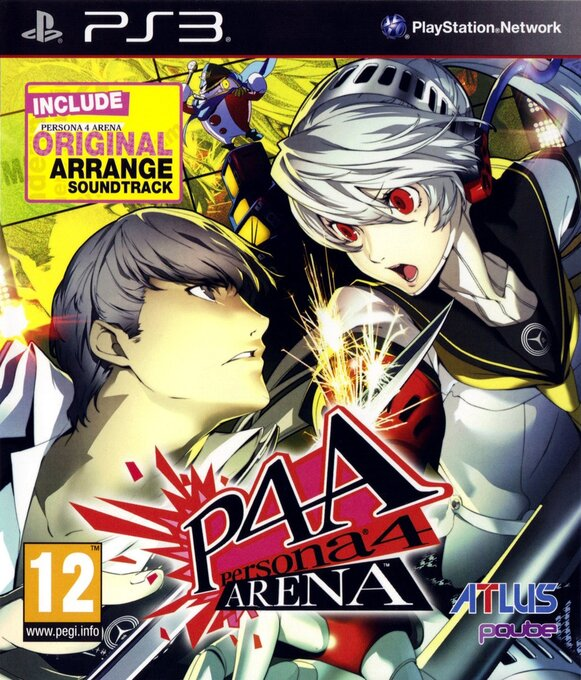 Persona 4 Arena — box-2D (EU)