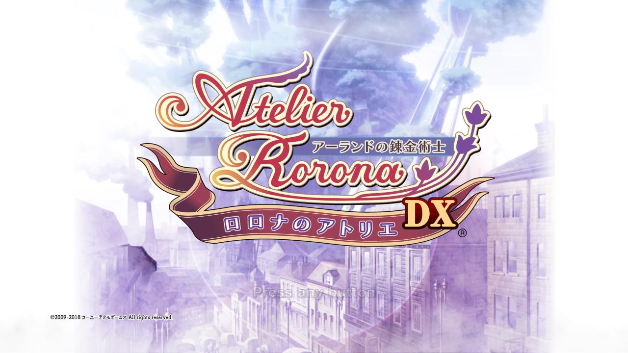 Atelier Rorona - The Alchemist of Arland DX — sstitle (JP)