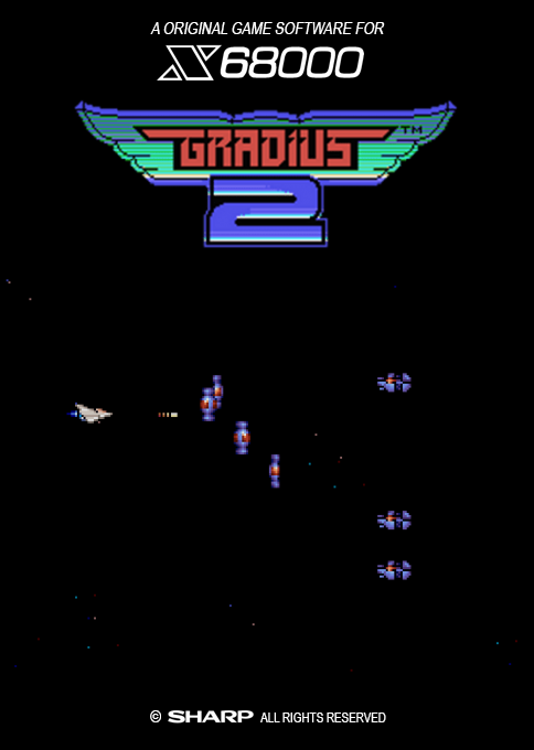 Gradius 2 Msx Hack box art