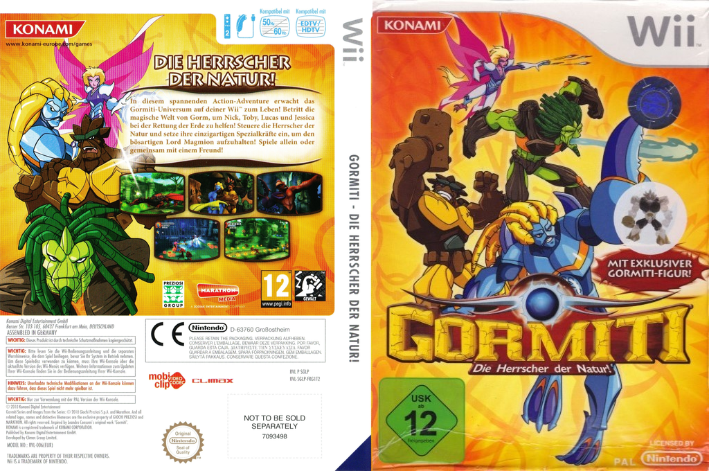 Gormiti - The Lords of Nature! — box-texture (DE)