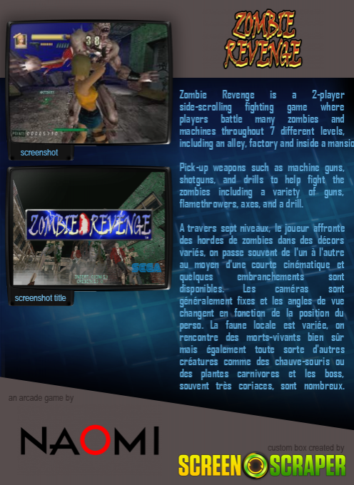 Zombie Revenge — box-2D-back (SS)