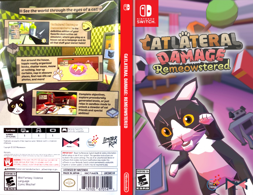 Catlateral Damage Remeowstered — box-texture (US)