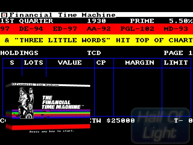 The Financial Time Machine — mixrbv2 (WOR)