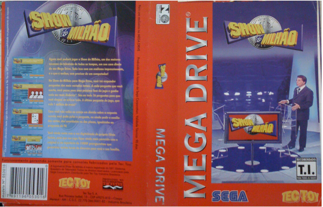 Show Do Milhao — box-scan (BR)