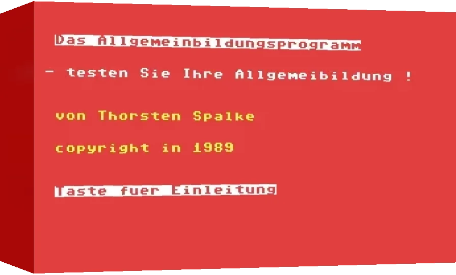 Das Allgemeinbildungsprogramm — box-3D (WOR)