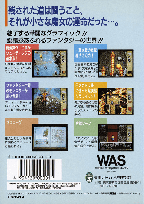 Twinkle Tale — box-2D-back (JP)