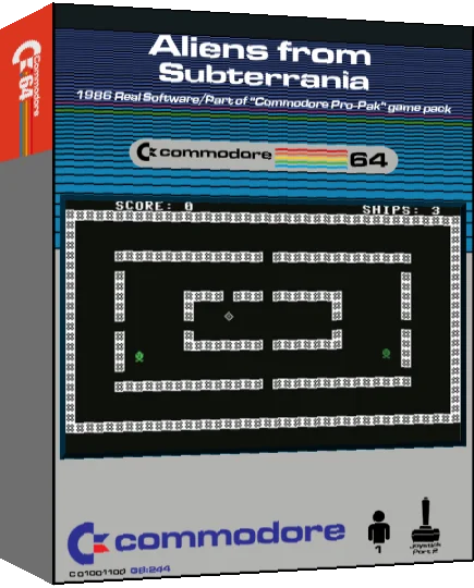 Aliens from Subterrania — box-3D (CUS)