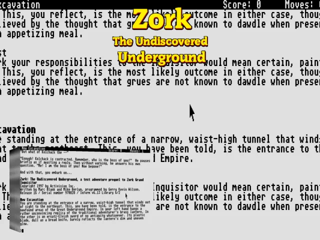 Zork - The Undiscovered Underground — mixrbv2 (WOR)