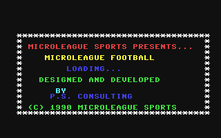 Microleague Football — sstitle (WOR)