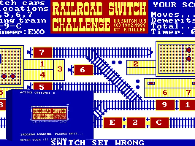 Railroad Switch Challenge — mixrbv2 (WOR)