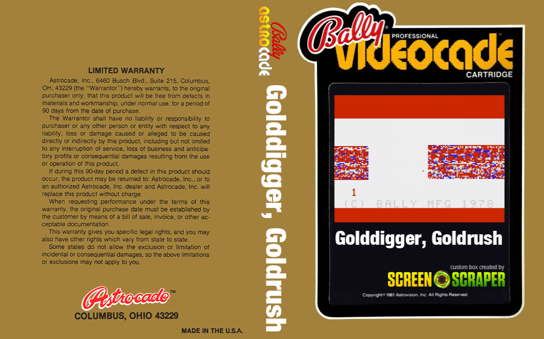 Golddigger, Goldrush — box-texture (SS)