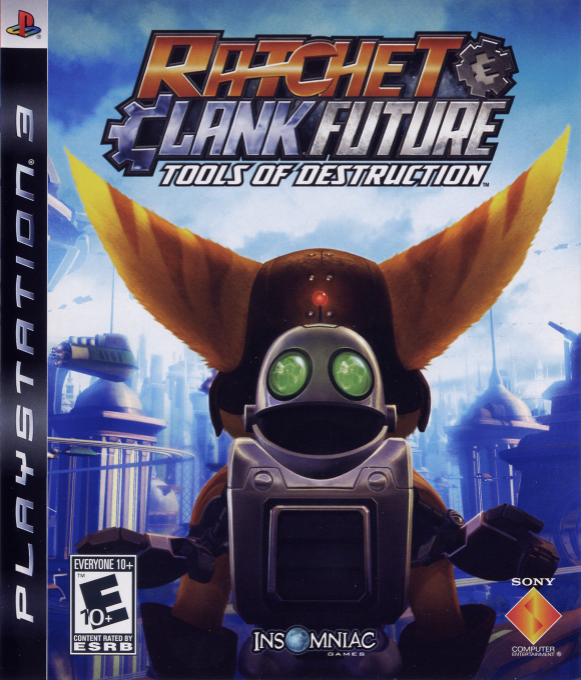 Ratchet & Clank Future - Tools of Destruction box art
