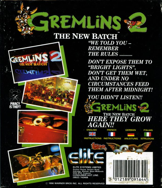Gremlins 2 - The New Batch — box-2D-back (EU)