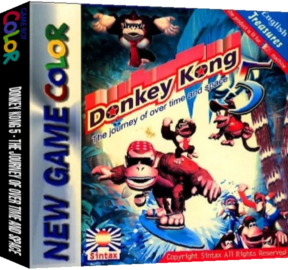 Donkey Kong 5 - The Journey of Over Time and Space — box-3D (TW)