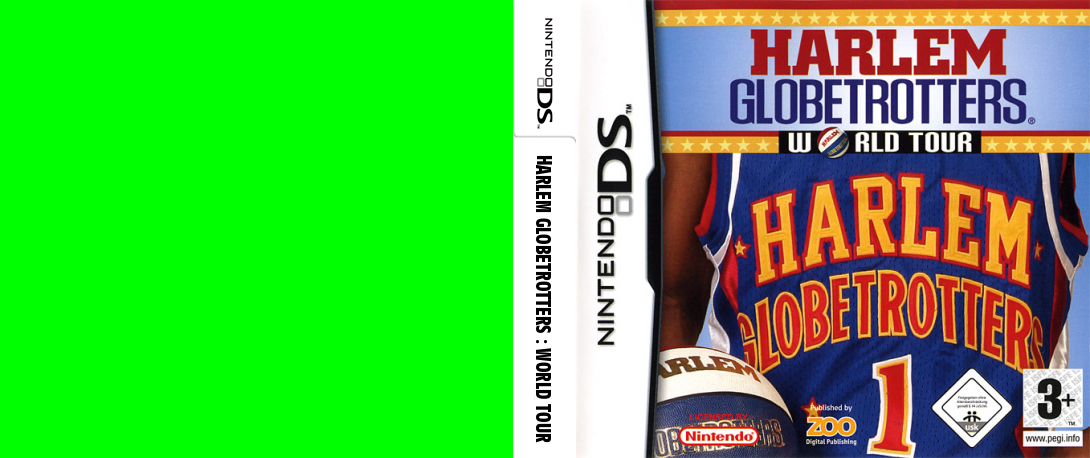 Harlem Globetrotters - World Tour — box-texture (EU)