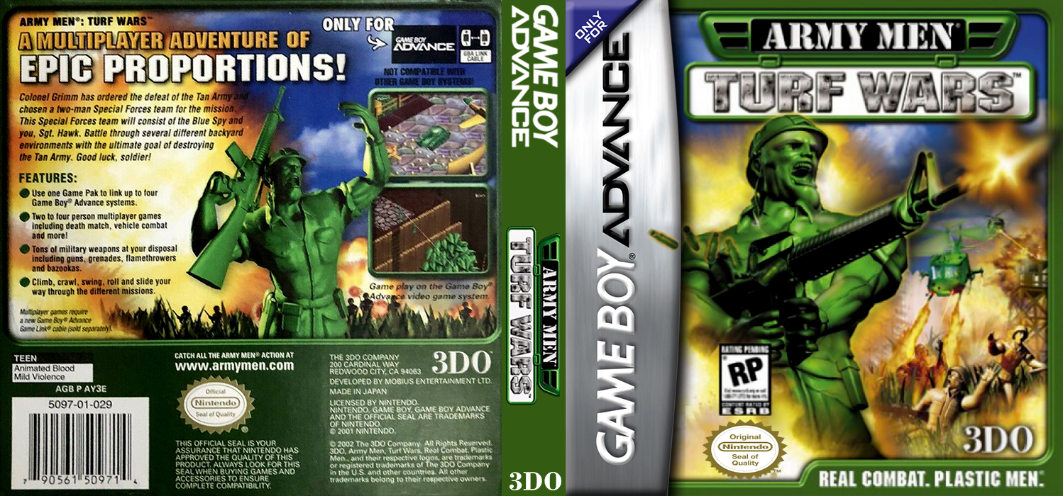 Army Men - Turf Wars — box-texture (US)