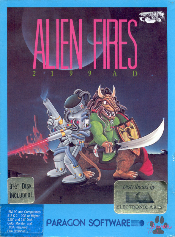 Alien Fires 2199 AD box art