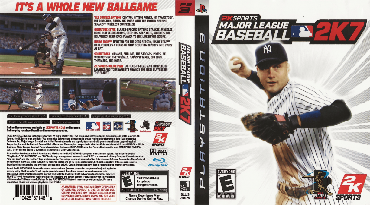 Major League Baseball 2K7 — box-texture (US)