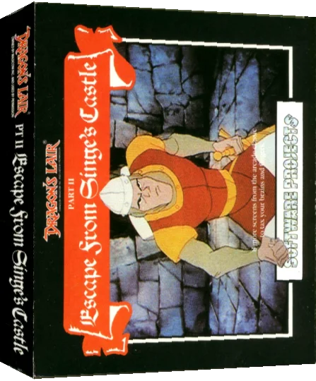 Dragon's Lair Part II - Escape from Singe's Castle — box-3D (EU)