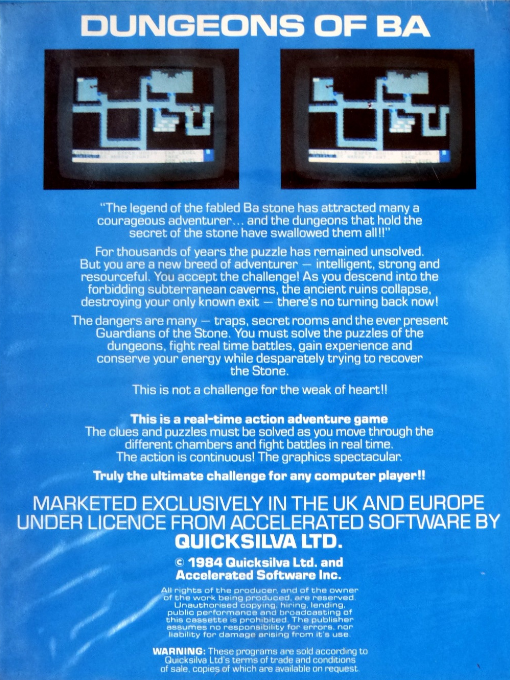 Dungeons of Ba — box-2D-back (EU)