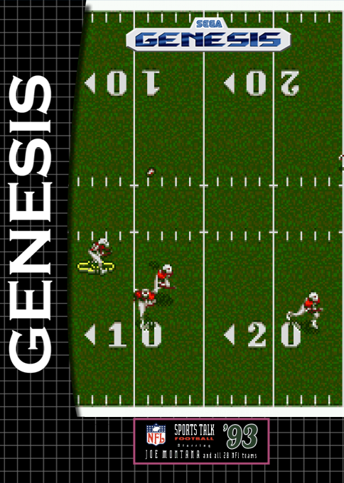 Nfl Sports Talk Football '93 Starring Joe Montana — box-2D (SS)