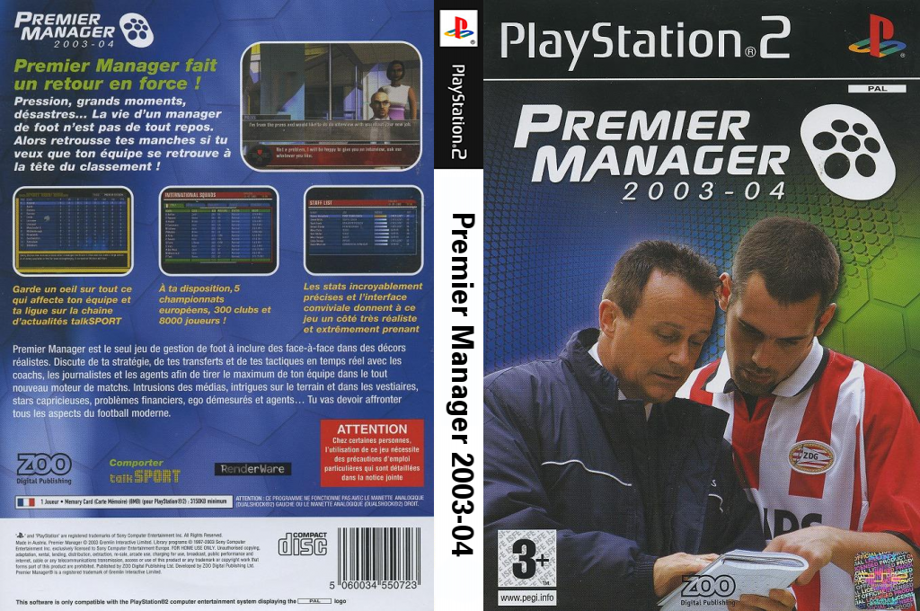 Premier Manager 2003-04 — box-texture (FR)