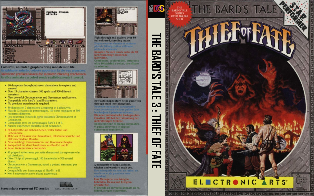 Bard's Tale 3 - Thief Of Fate, The — box-texture (EU)