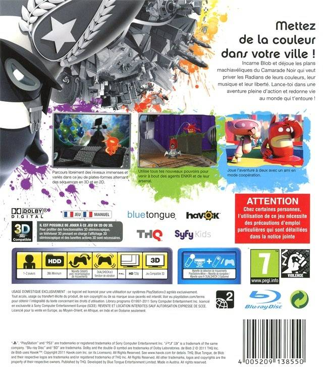 De Blob 2 — box-2D-back (FR)