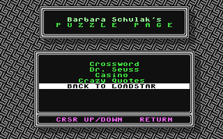 The Puzzle Page #174 — ss (WOR)