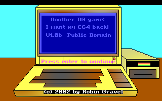 Another DG Game - I want my C64 back box art